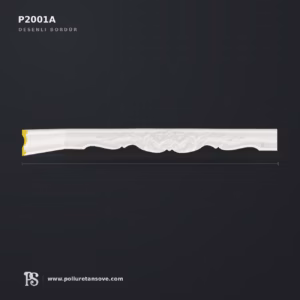Poliüretan Kabartma Motifli Duvar Çıtası ve Söve Profili 12.3x3.4 cm