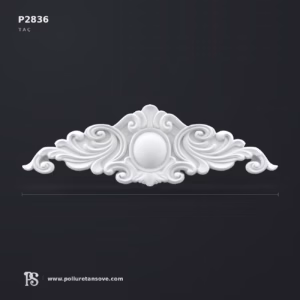 65x840 mm Klasik Motifli Poliüretan Kapı ve Pencere Söve Tacı