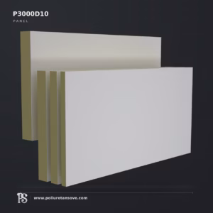 Poliüretan 3D Kabartmalı Duvar ve Cephe Paneli 72x146 cm (10 cm) P3000D10