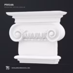 İyonik Tarz Poliüretan Pilaster Sütun Başlığı 19×22 cm