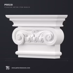 Klasik İyon Nizam Poliüretan Pilaster Sütun Başlığı P5015I