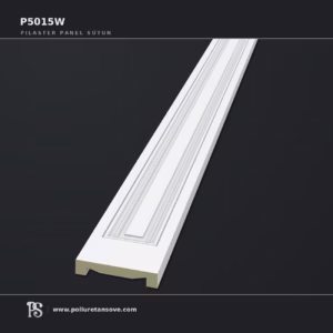 Modern Düz Poliüretan Pilaster Duvar Sütunu Profili P5015W