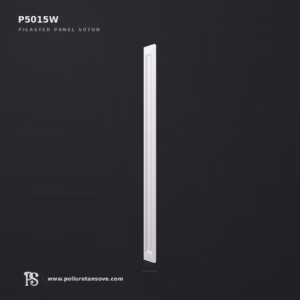 Modern Düz Poliüretan Pilaster Duvar Sütunu Profili P5015W