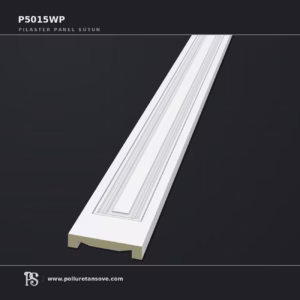 Modern Düz Poliüretan Pilaster Duvar Sütunu Profili P5015WP