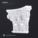 Poliüretan Korint Pilaster Sütun Başlığı 11×36 cm