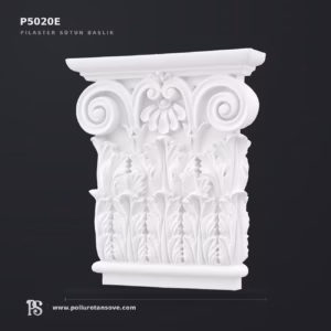 Poliüretan Klasik Pilaster Sütun Başlığı 6x27 cm