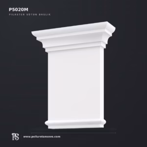 Poliüretan Sütun Başlığı 7x26 cm Neoklasik Pilaster