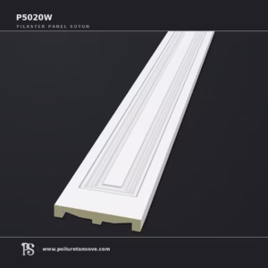 Düz Panelli Poliüretan Pilaster Duvar Sütunu P5020W