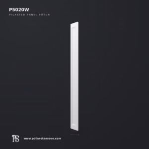 Düz Panelli Poliüretan Pilaster Duvar Sütunu P5020W