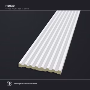 Poliüretan Yivli Desenli Duvar Pilaster Kaplaması P5030
