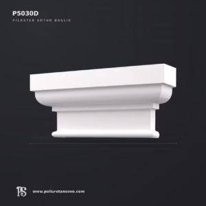 Poliüretan Söve Pilaster Sütun Başlığı 10x43 cm