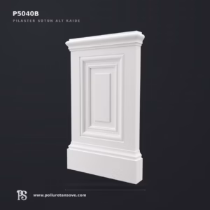Poliüretan Söve Pilaster Sütun Alt Kaide Tabanı 6x45x74 cm