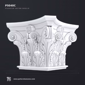 Poliüretan Pilaster Sütun Başlığı 72x72 cm