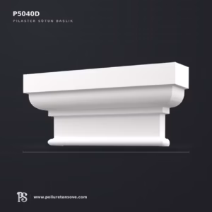 Poliüretan Pilaster Sütun Başlığı 12x56 cm P5040D