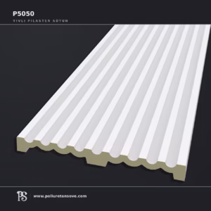 Yivli Poliüretan Pilaster Sütun Duvar Paneli 50x500x2400 mm P5050