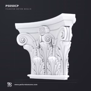 Dekoratif Poliüretan Pilaster Sütun Başlığı P5050CP 25x90 cm