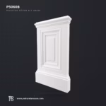 Kademeli Çerçeveli Poliüretan Pilaster Sütun Alt Kaidesi P5060B