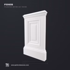Kademeli Çerçeveli Poliüretan Pilaster Sütun Alt Kaidesi P5060B