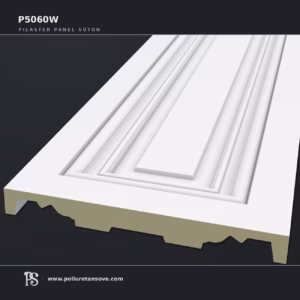 Poliüretan Düz Yüzeyli Pilaster Duvar Paneli Sütunu 65x605x2400 mm