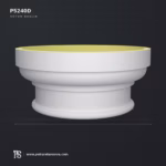 Poliüretan Dairesel Tam Sütun Başlığı ve Kaidesi P5240D (564×564 mm)