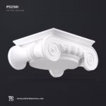 Poliüretan İyon Tarzı Klasik Sütun Başlığı P5250I (85×85 cm)
