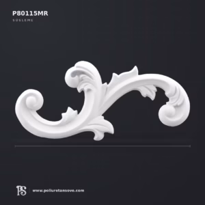 Poliüretan Oymalı Aplik ve Duvar Süsü Motifleri 10x25 cm