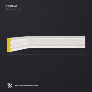 P82012 Geometrik Motifli Poliüretan Duvar Çıtası