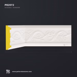 P82072 Desenli Poliüretan Söve ve Duvar Bordürü
