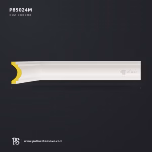 10 cm Poliüretan Düz Tavan ve Duvar Bordürü P85024M