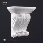 Klasik Oyma Desenli Dekoratif Poliüretan Payanda ve Konsol 18×30 cm