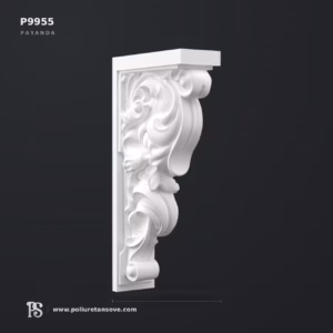 23x9 cm Dekoratif Poliüretan Payanda ve Konsol Desteği P9955
