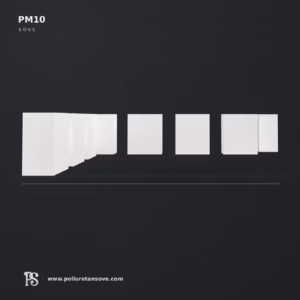 Modern Tasarım Poliüretan Söve ve Cephe Kenar Bloğu 50x85x100 mm
