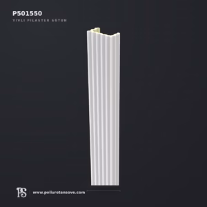 Poliüretan dekorasyon malzemesi Yivli Pilaster Sütun 8x15x240 cm