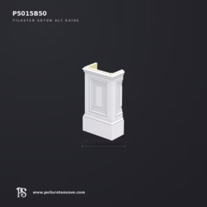 Poliüretan dekorasyon ürünü 8x17x30 cm Pilaster Sütun Kaidesi