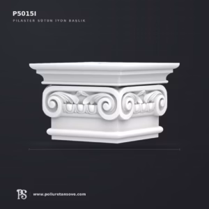 Belirtilmemiş. Pilaster Sütun İyon Başlık 21x21x15 cm