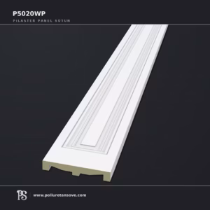 Düz Panelli Poliüretan Pilaster Duvar Sütunu P5020WP