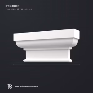 Poliüretan Söve Pilaster Sütun Başlığı 10x43 cm