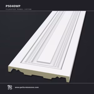 Poliüretan Düz Yüzeyli Pilaster Duvar Paneli 43x403x2400 mm P5040WP