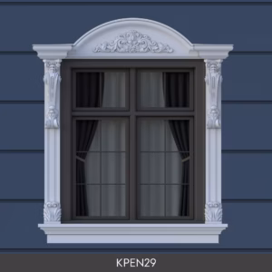 Poliüretan Alınlıklı Klasik Pencere Söve Seti 257x2080x2330 mm