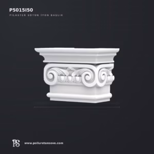 Poliüretan İyon Başlıklı Pilaster Sütun 11x21x15 cm
