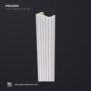 Yivli Pilaster Sütun 10x20x240 cm Poliüretan dekorasyon malzemesi.