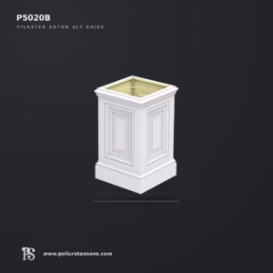 Poliüretan Pilaster Sütun Alt Kaide 22x22x36 cm