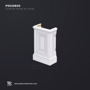 Poliüretan dekorasyon ürünü 11x22x36 cm Pilaster Kaide