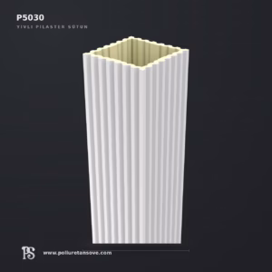 Yivli Pilaster Sütun 30x30x240 cm Poliüretan dekorasyon ürünü