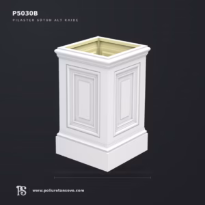 Poliüretan dekorasyon ürünü 34x34x56 cm Pilaster Kaidesi