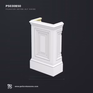 Poliüretan dekorasyon ürünü 17x34x56 cm Pilaster Alt Kaidesi