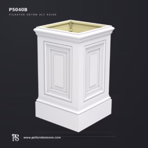 45x45x75 cm Pilaster Sütun Alt Kaidesi - Poliüretan dekorasyon ürünü