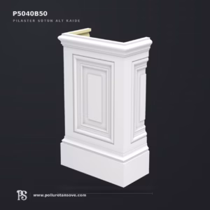 23x45x75 cm Pilaster Sütun Alt Kaide Poliüretan dekorasyon ürünü