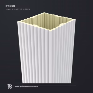 50x50x240 cm Yivli Pilaster Sütun Poliüretan dekorasyon ürünü