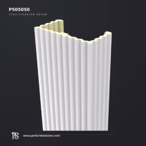 Poliüretan 25x50x240 cm Yivli Pilaster Sütun Dekoru